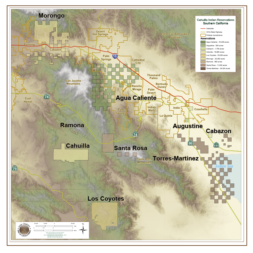 Cahuilla Indian Reservations